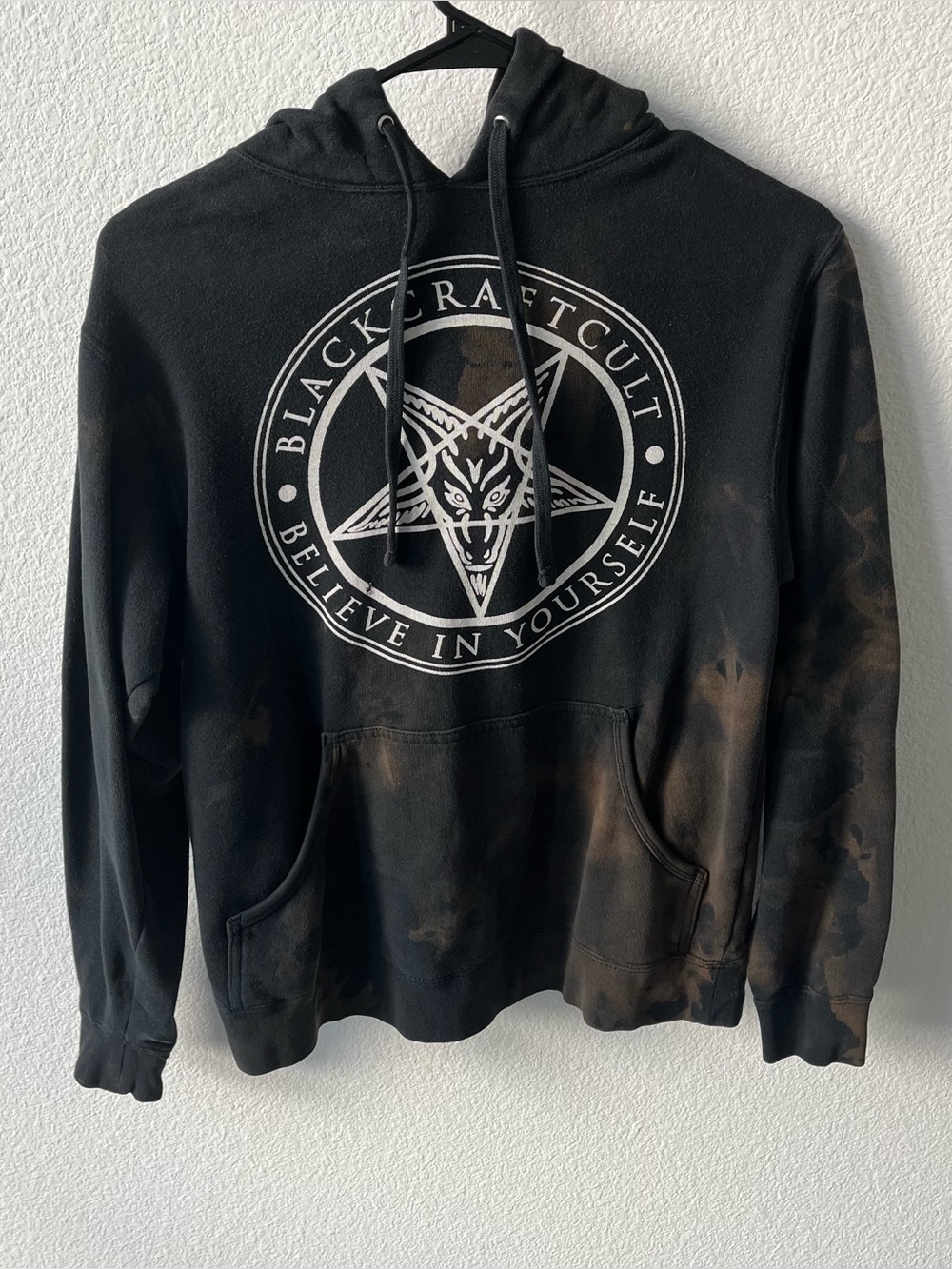 Blackcraft Cult black & brown hoodie Believe in Yourself Pentagram Baphomet